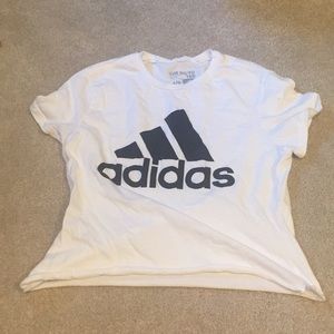 adidas cropped tee